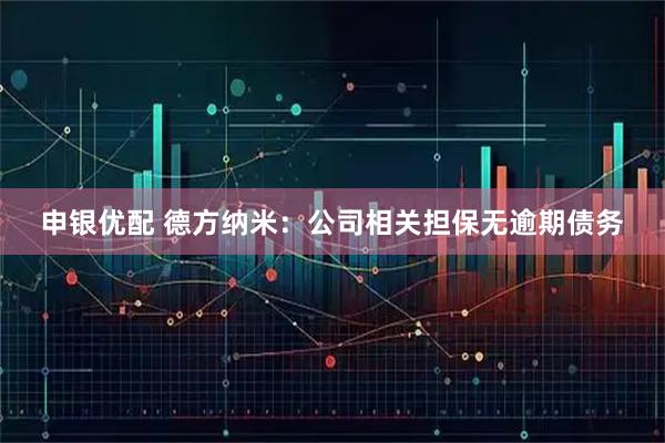 申银优配 德方纳米：公司相关担保无逾期债务